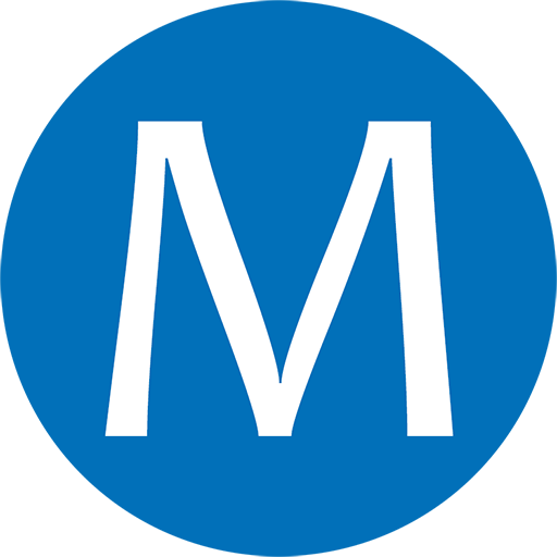 M Logo Blue