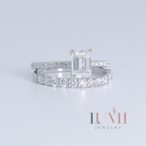 Engagement Ring and wedding Band