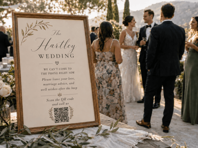 hastley wedding phonekeepsakes audio guest book 768x577