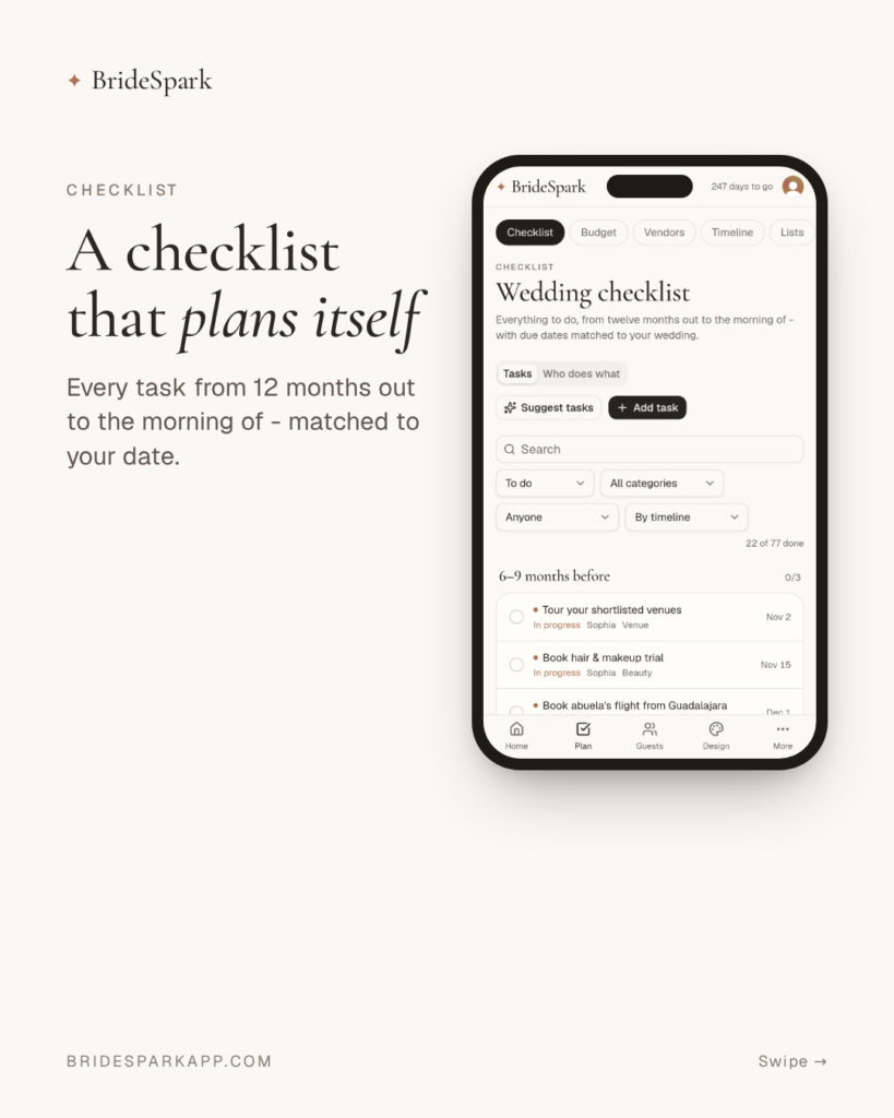 BrideSpark: Wedding Planner